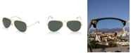 Ray-Ban x Disney Polarized Sunglasses, RB3025K AVIATOR MICKEY M90TH 24K